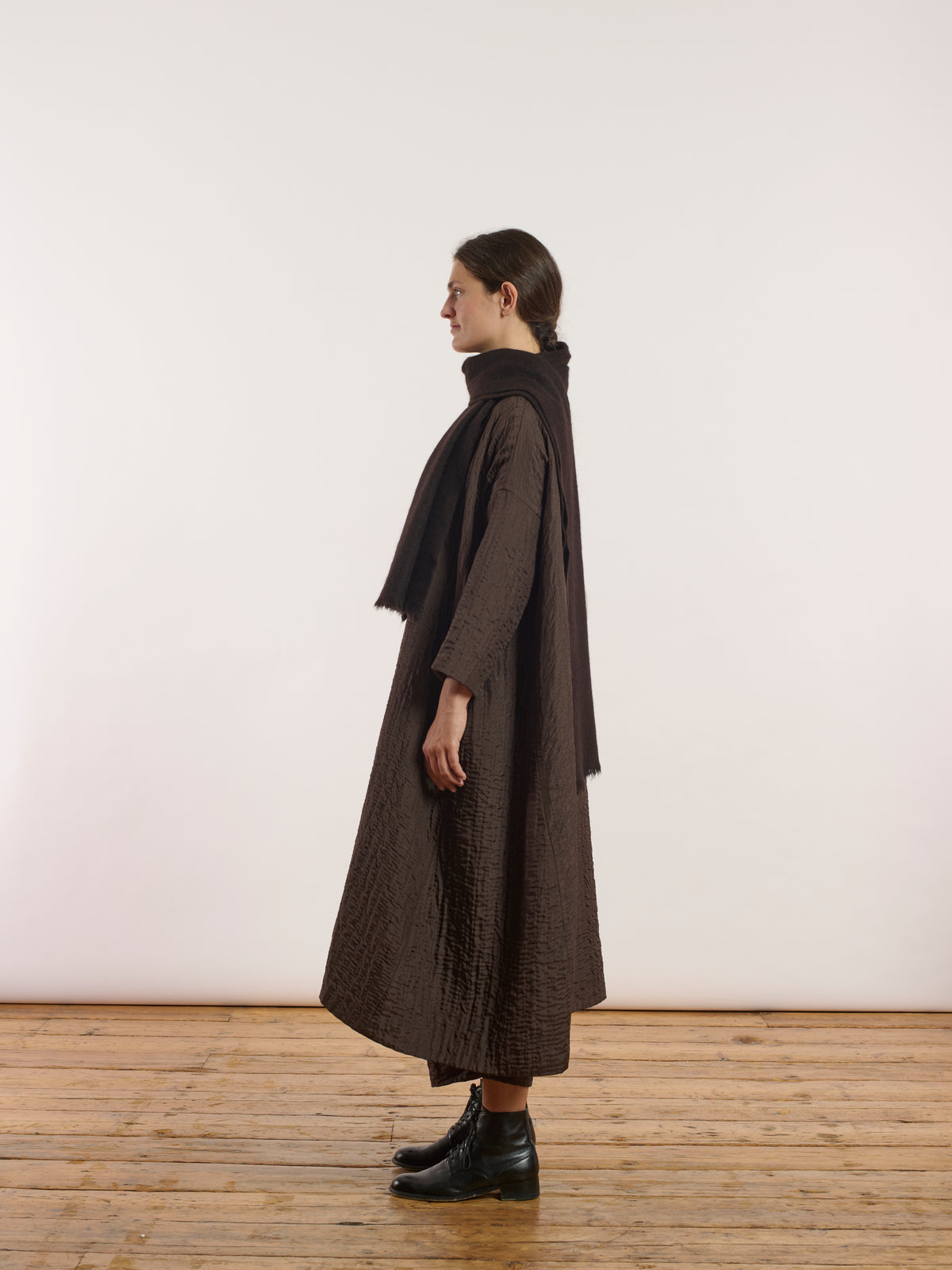 net boiled skinny scarf