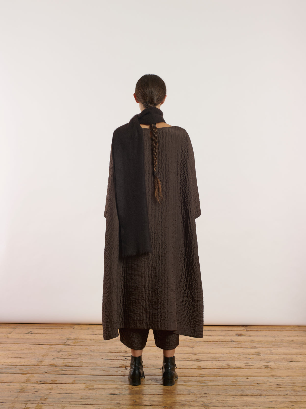 net boiled skinny scarf