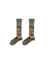 floral socks