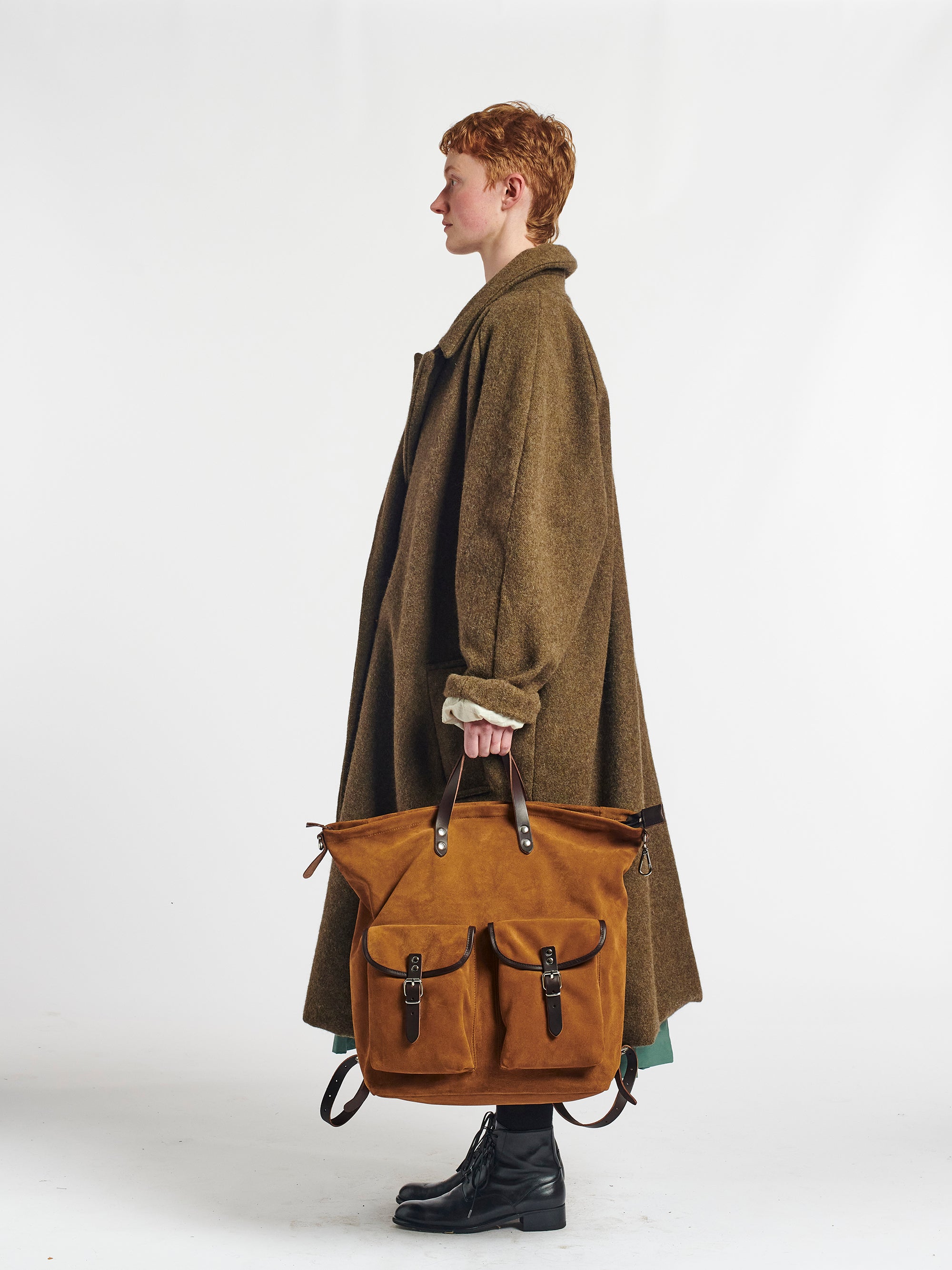 classic suede rucksack