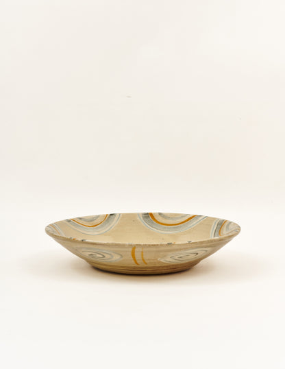 scallop decoration plate