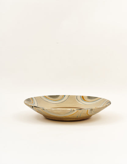 scallop decoration plate